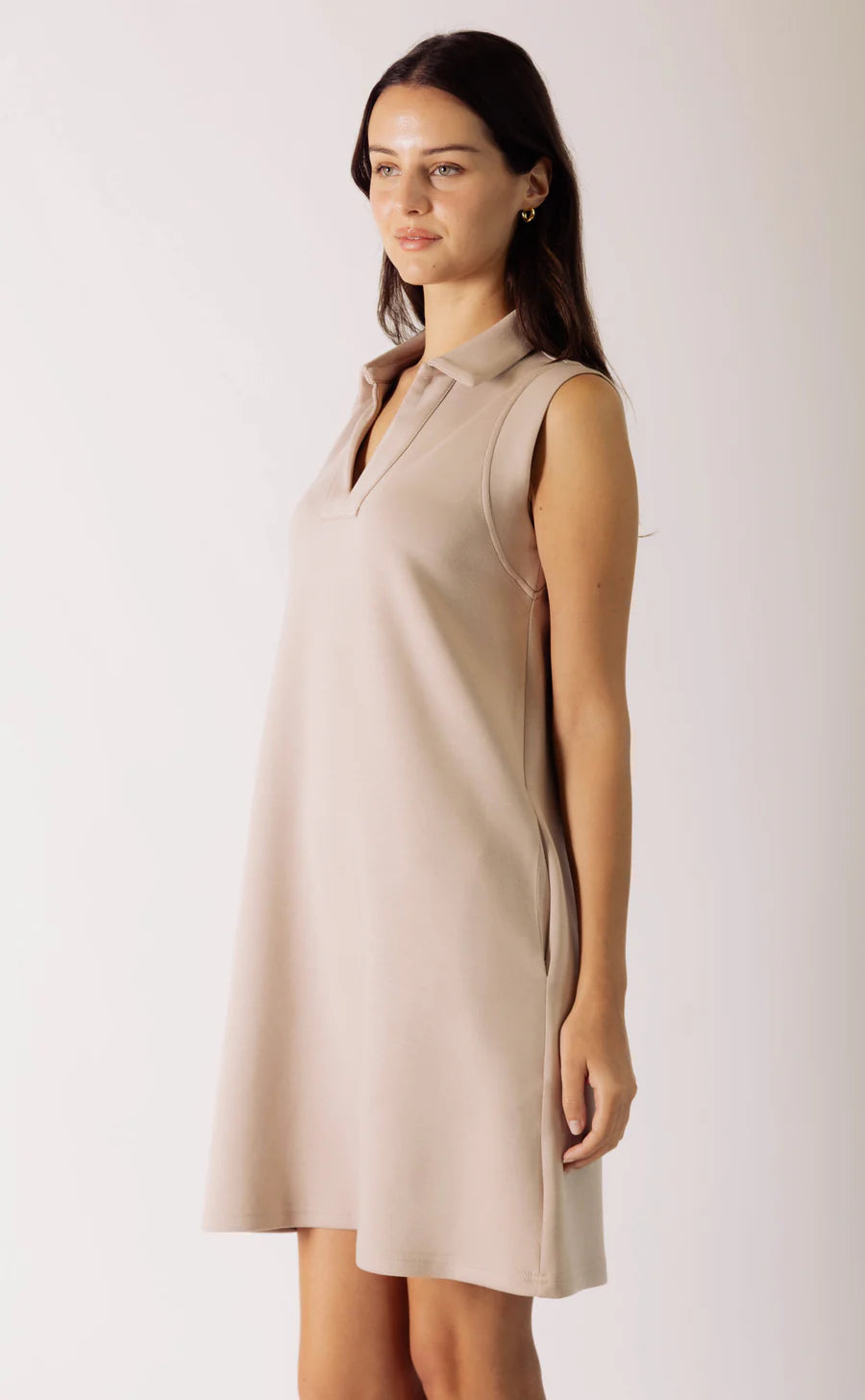 P. Cill Butter Modal Sleeveless Tennis Dress