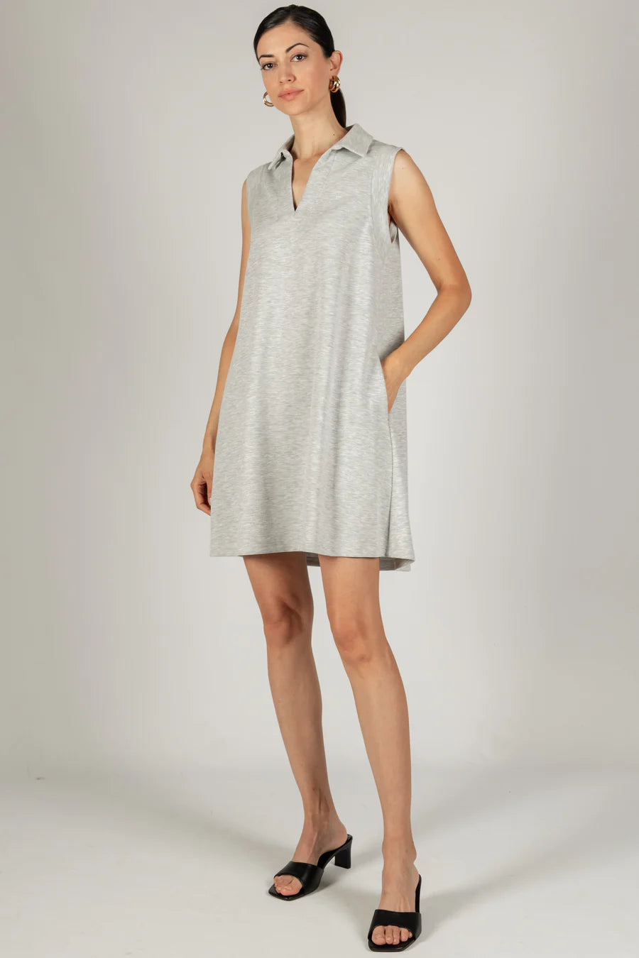 P. Cill Butter Modal Sleeveless Tennis Dress