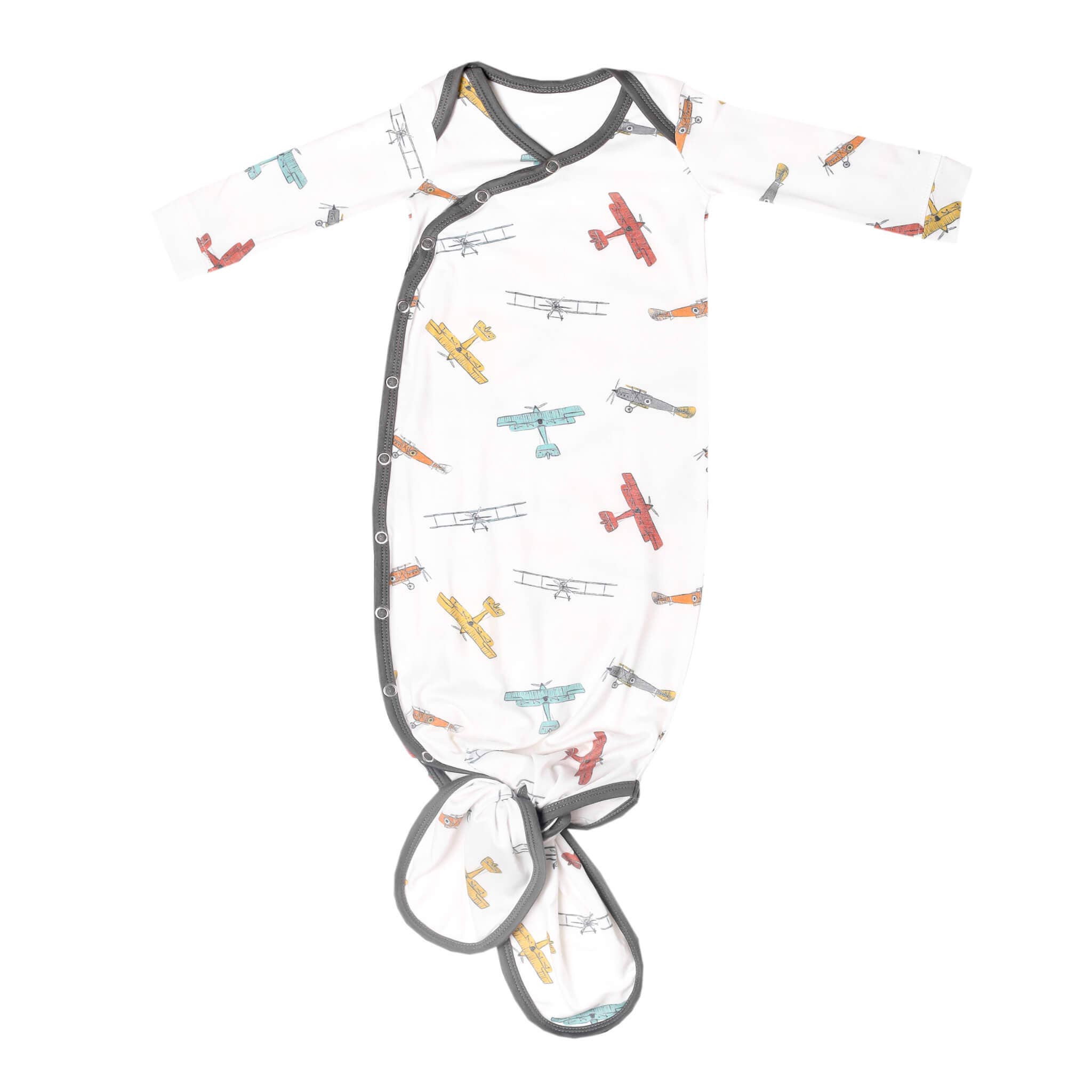 Newborn Knotted Gown - Ace