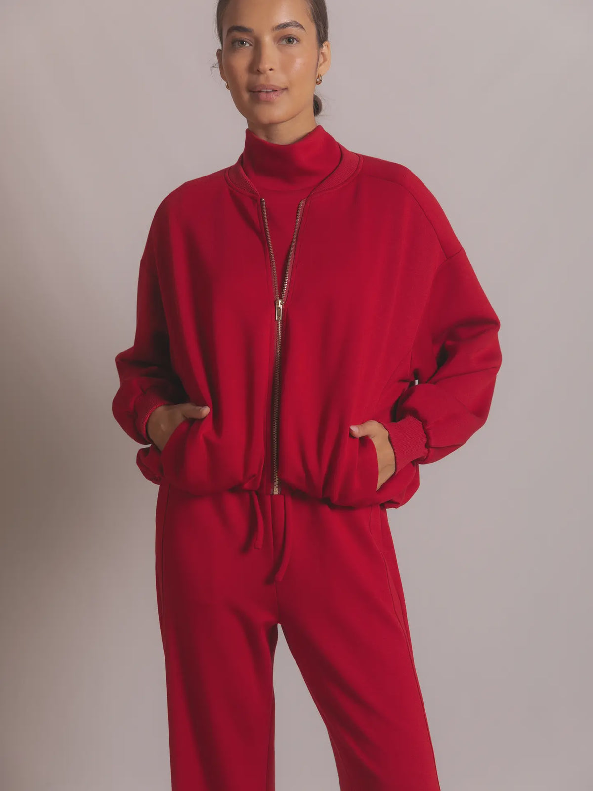 P. Cill Butter Modal Bomber Jacket