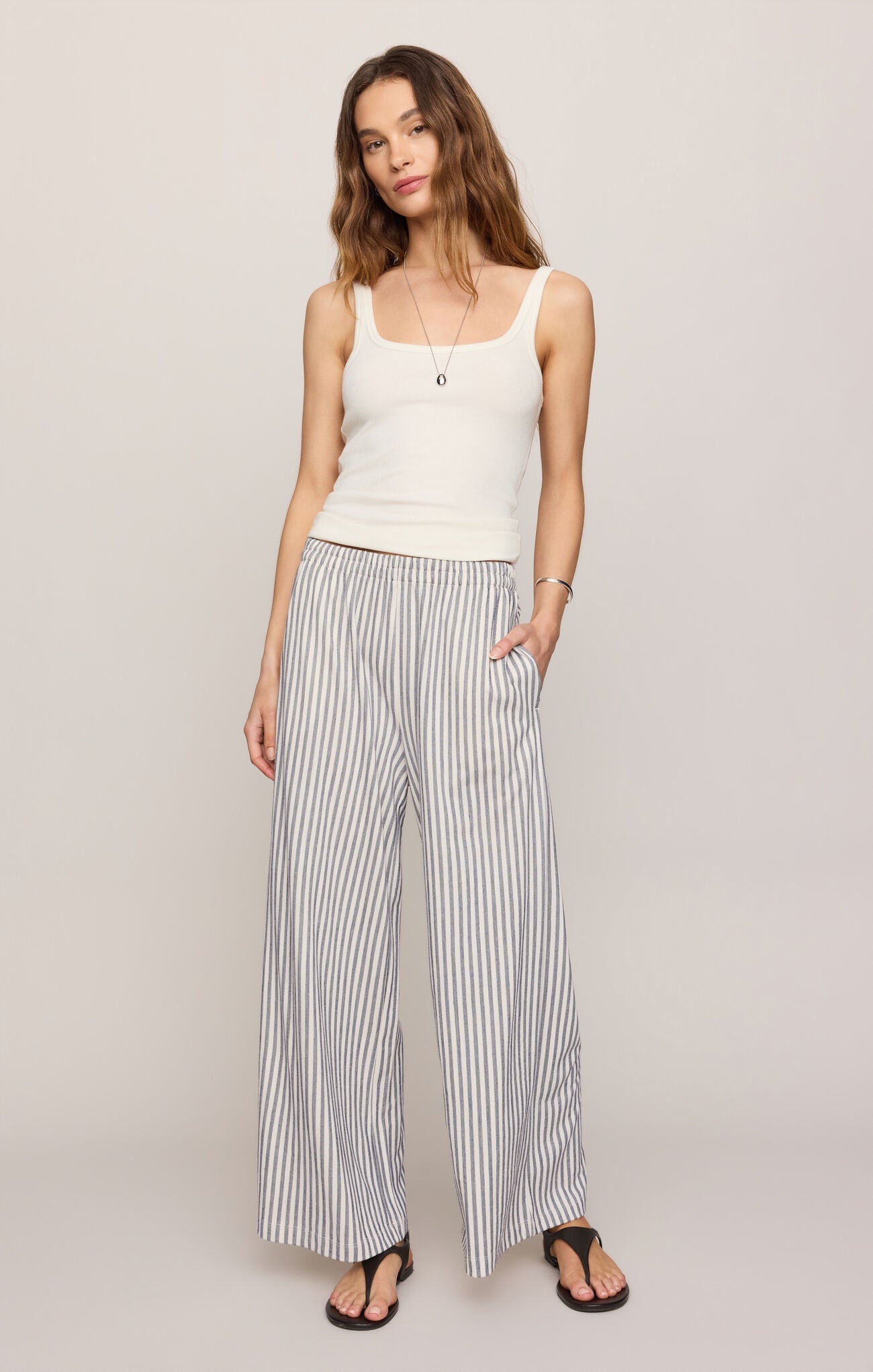 Scout Knit Striped Pant Eclipse