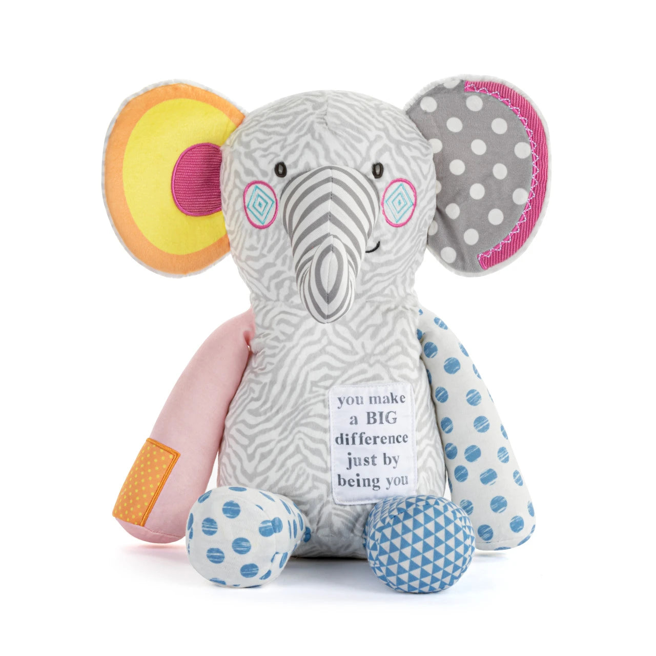 Noah's Ark Plush Elephant - 10x14in