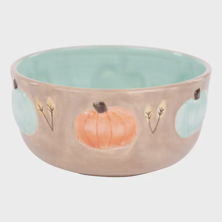 Pumpkins and Acorn Bowl