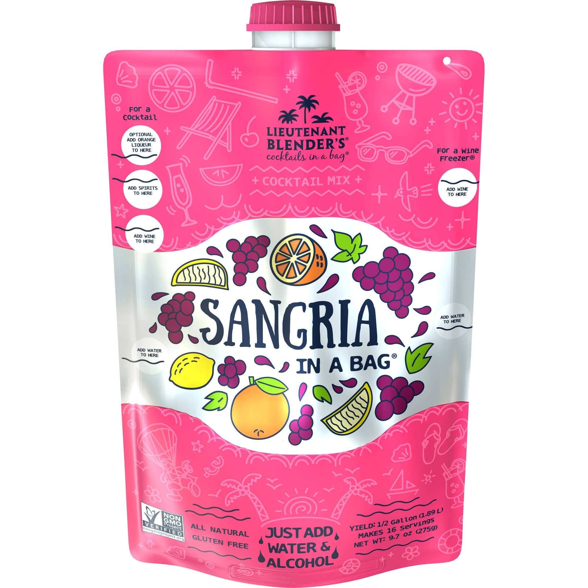 Sangria in a Bag® Cocktail / Mocktail Slushie Mixer