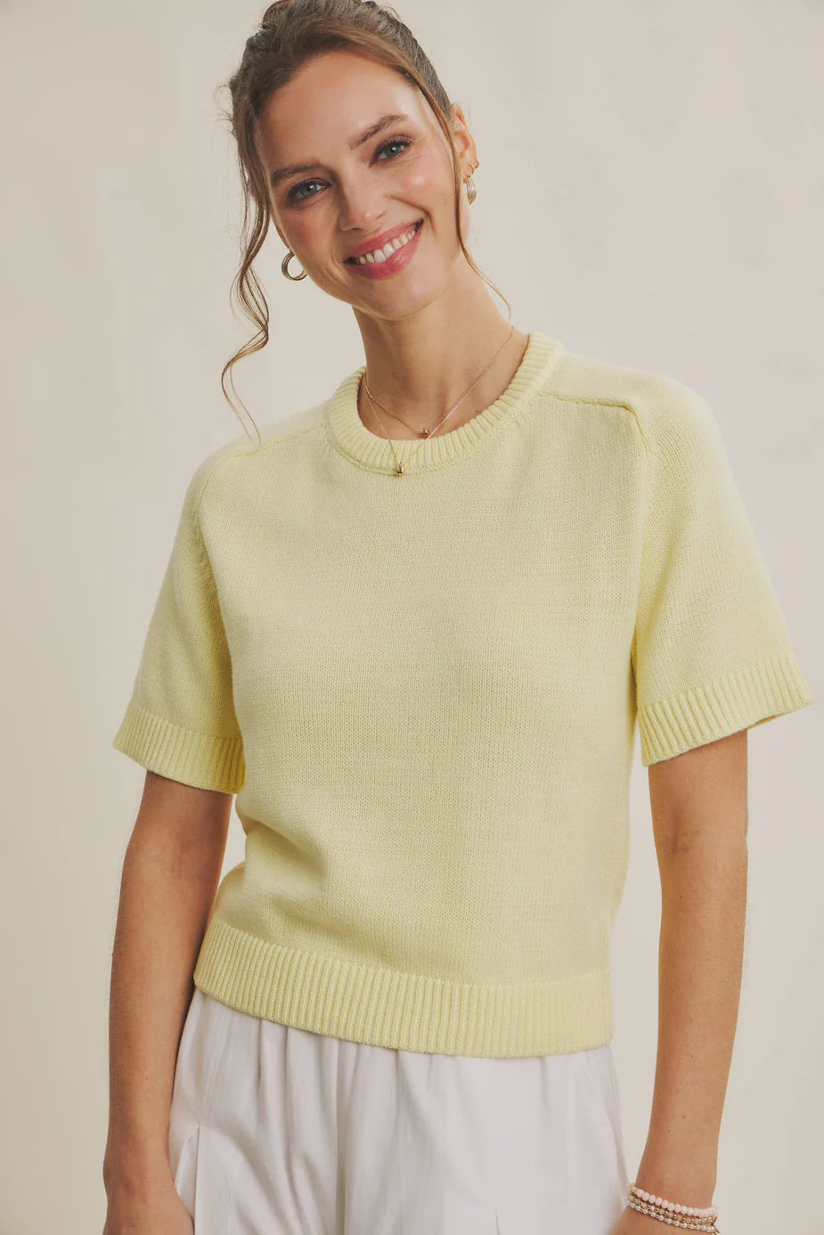 The Year-Round Essential Soft Raglan Sleeve Sweater Top