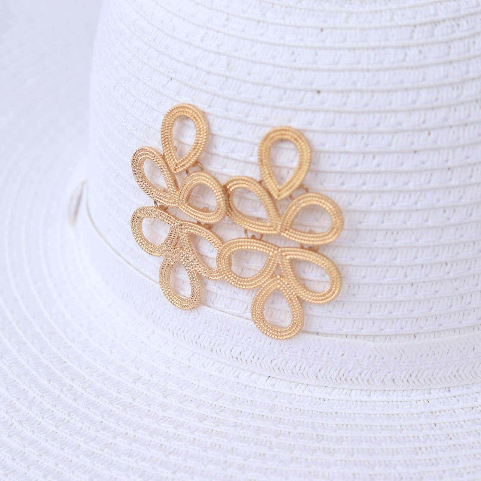 Gold Plaza Earrings | Statement Loop Earrings