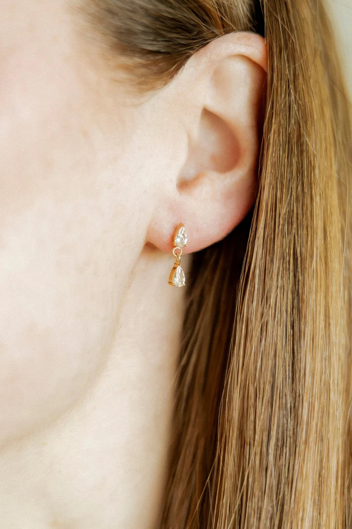 Screwback Stud Earrings- Vivian
