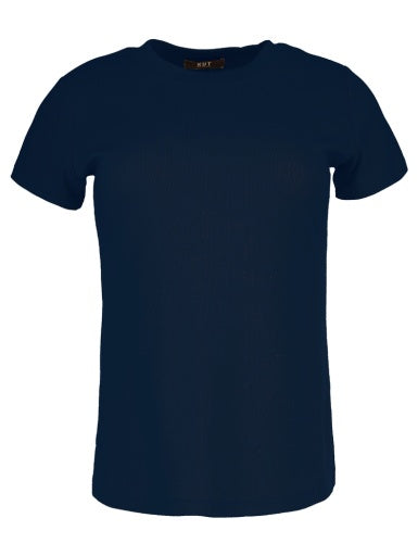 LANGLEY-SHORT SLEEVE RIB TOP
