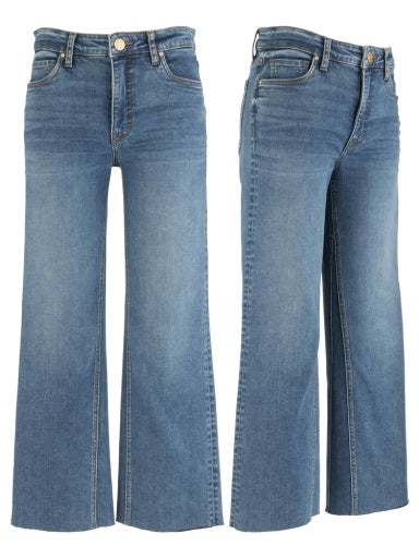 KELSEY HIGH RISE FAB AB ANKLE FLARE-NSET LEG - LEADER