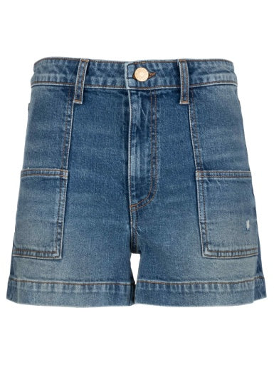 JANE HIGH RISE SHORT W/PORK CHOP POCKETS