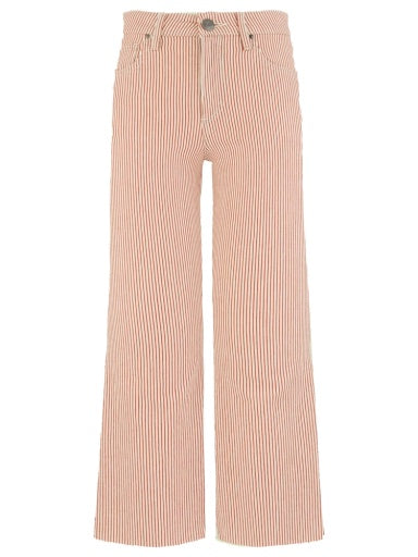CHARLOTTE HIGH RISE WIDE LEG WITH RAW HEM