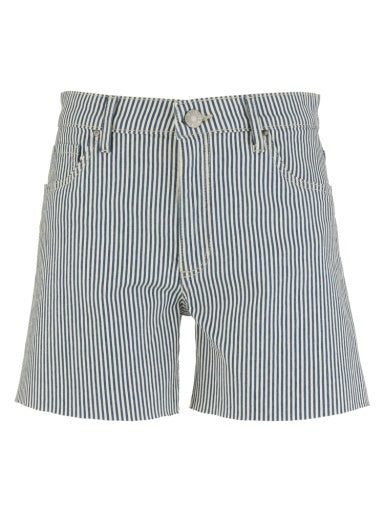 JANE HIGH RISE LONG SHORT  W/ RAW HEM